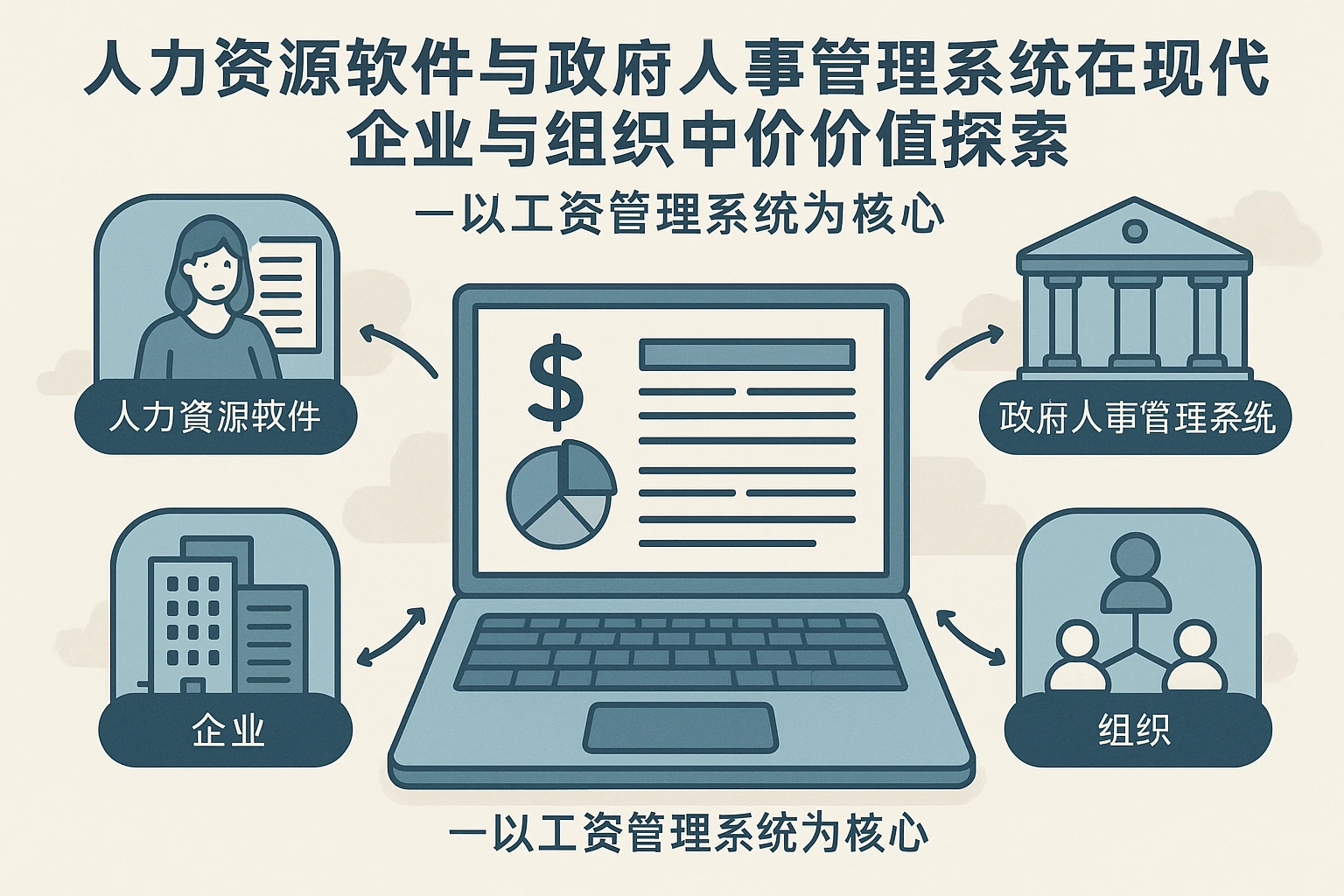 人力资源软件与政府人事管理系统在现代企业与组织中的价值探索——以工资管理系统为核心