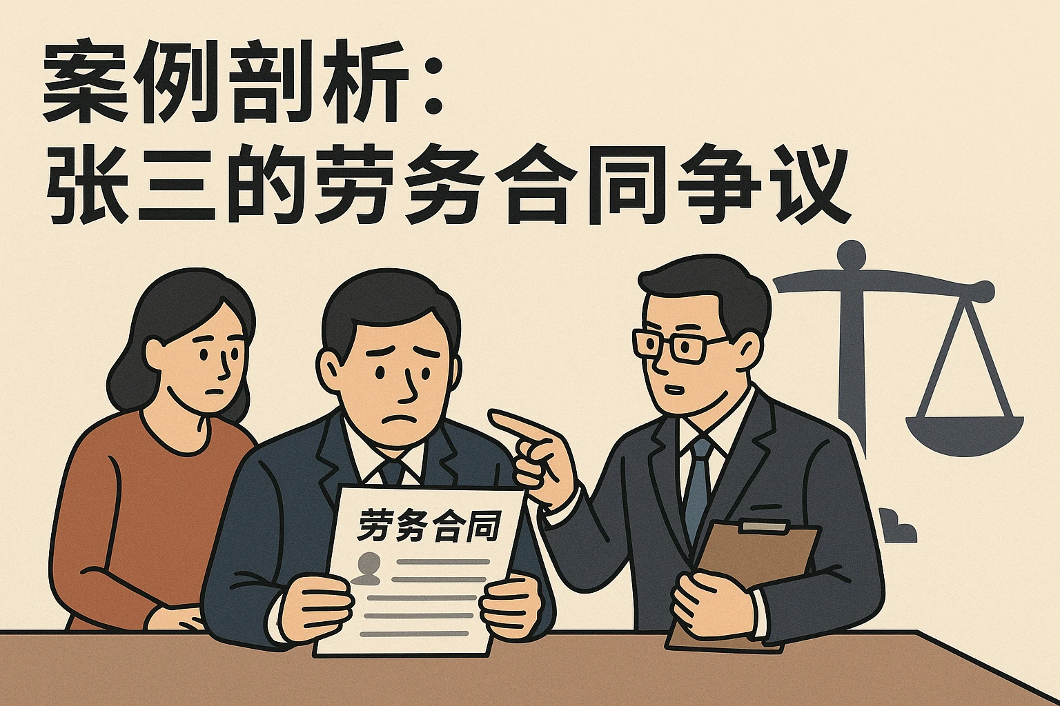 案例剖析：张三的劳务合同争议