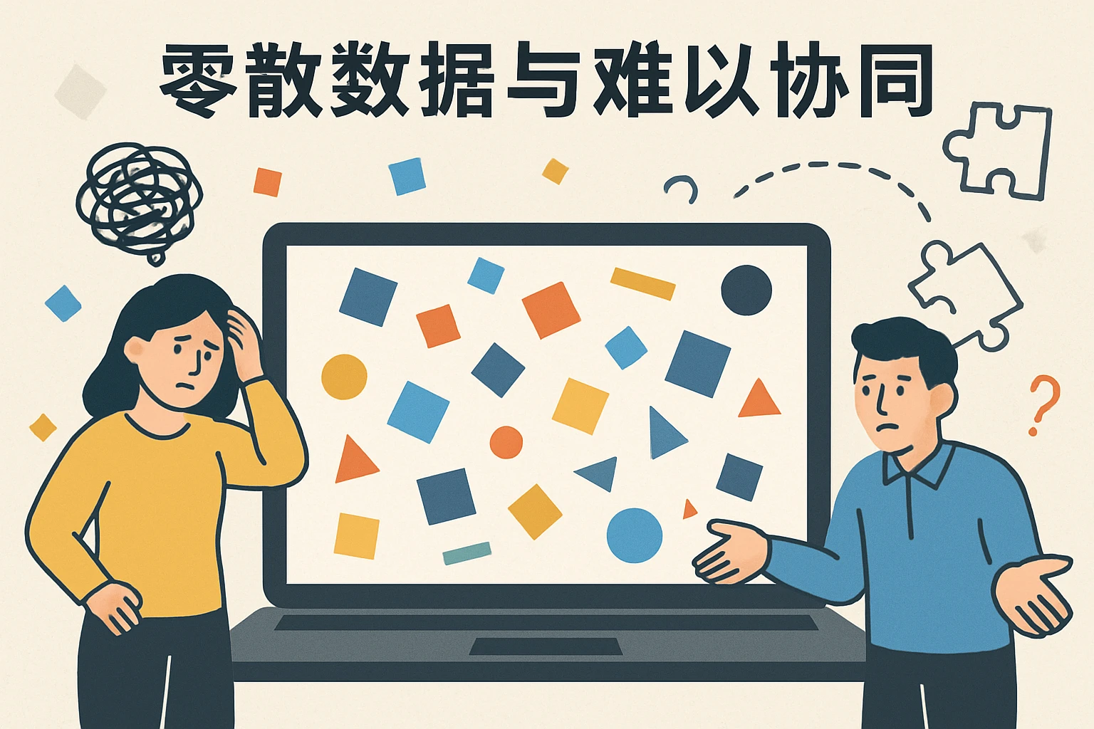零散数据与难以协同