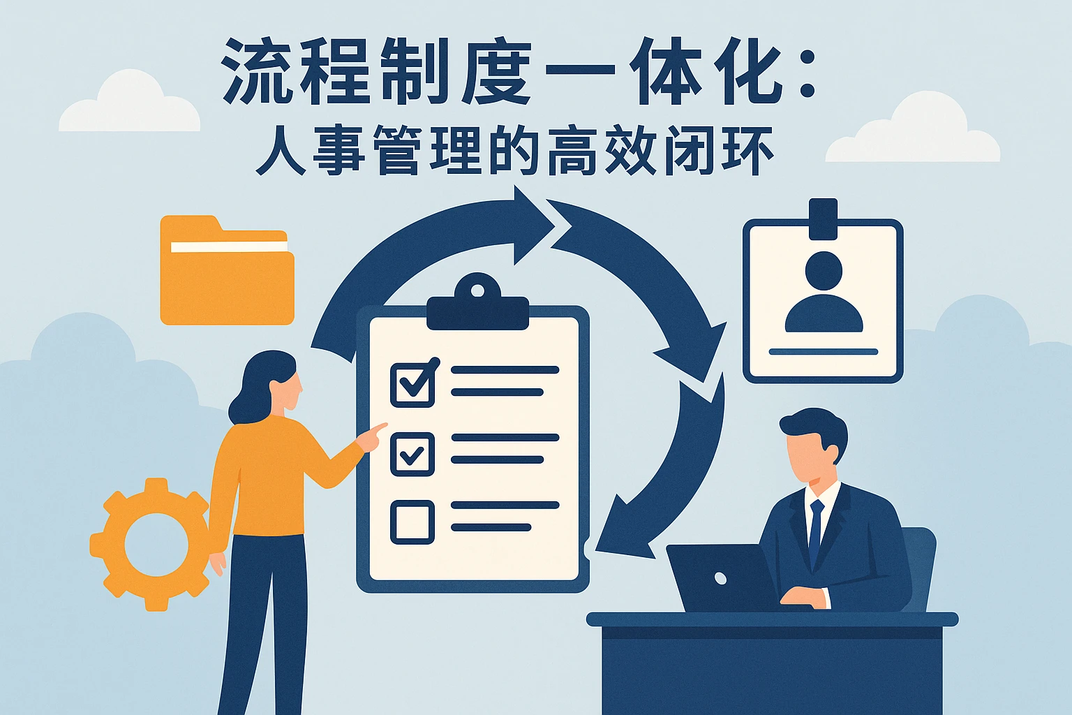 流程制度一体化：人事管理的高效闭环