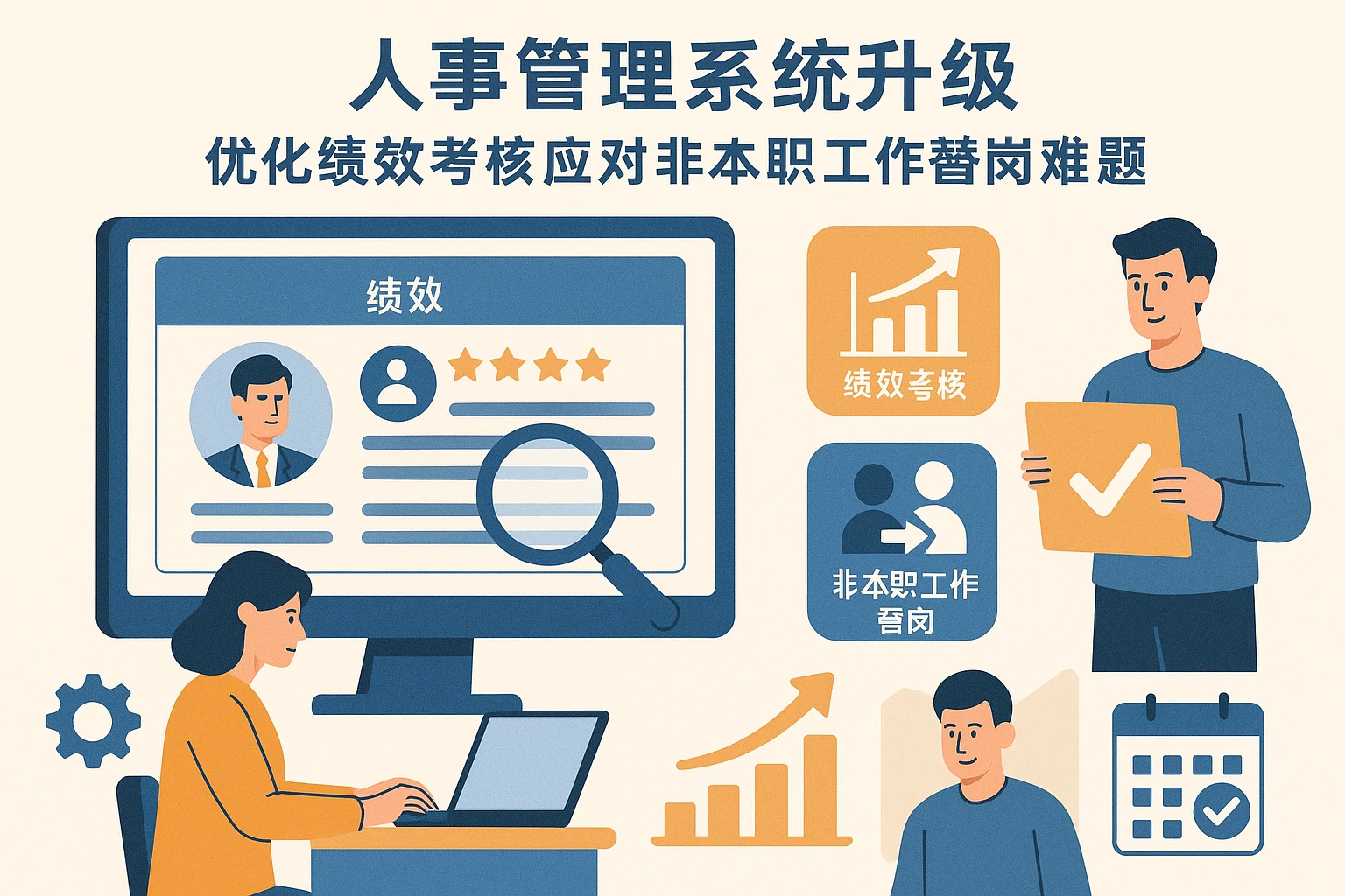 人事管理系统升级：优化绩效考核应对非本职工作替岗难题