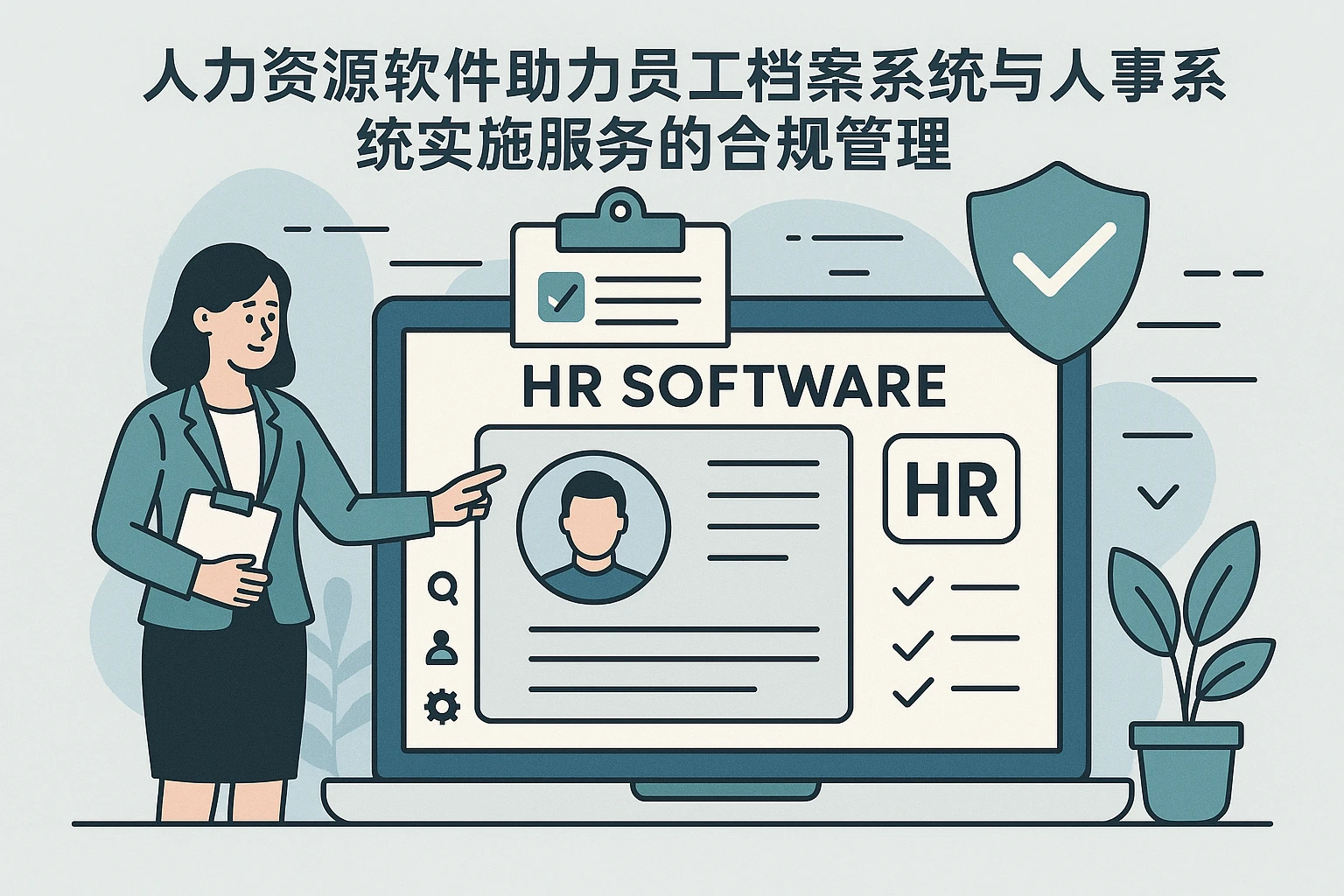 人力资源软件助力员工档案系统与人事系统实施服务的合规管理