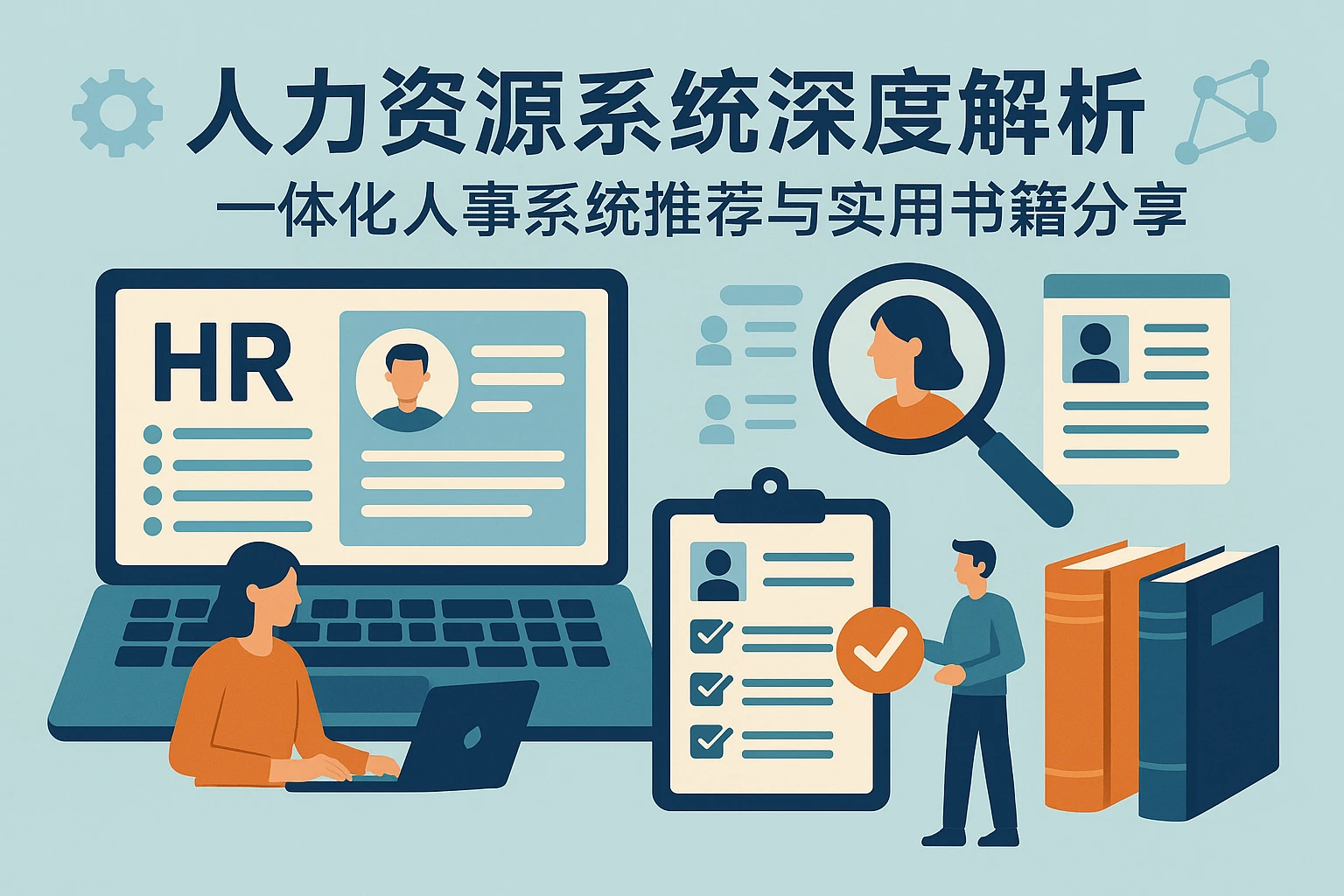 人力资源系统深度解析：一体化人事系统推荐与实用书籍分享