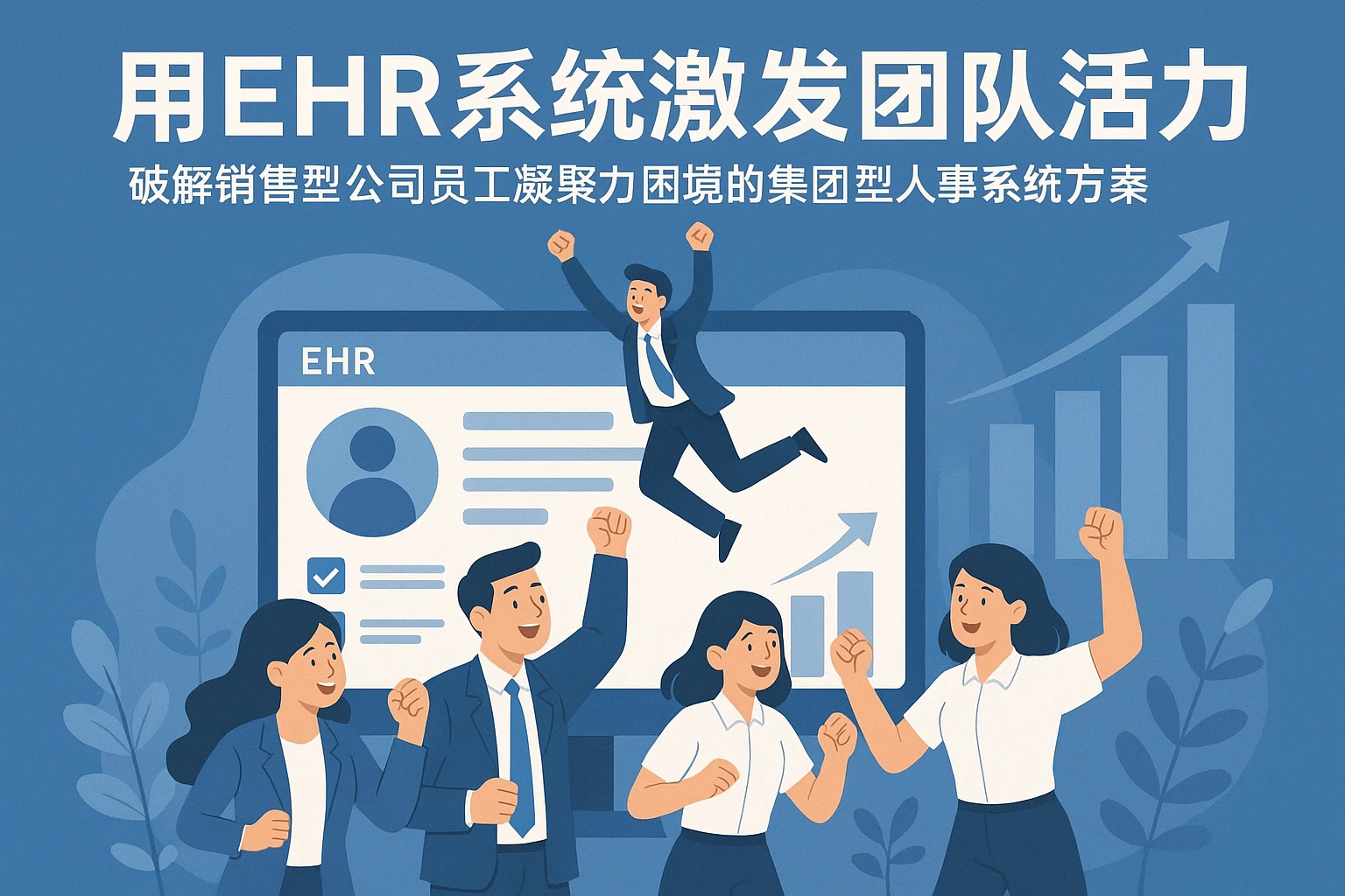 用EHR系统激发团队活力——破解销售型公司员工凝聚力困境的集团型人事系统方案