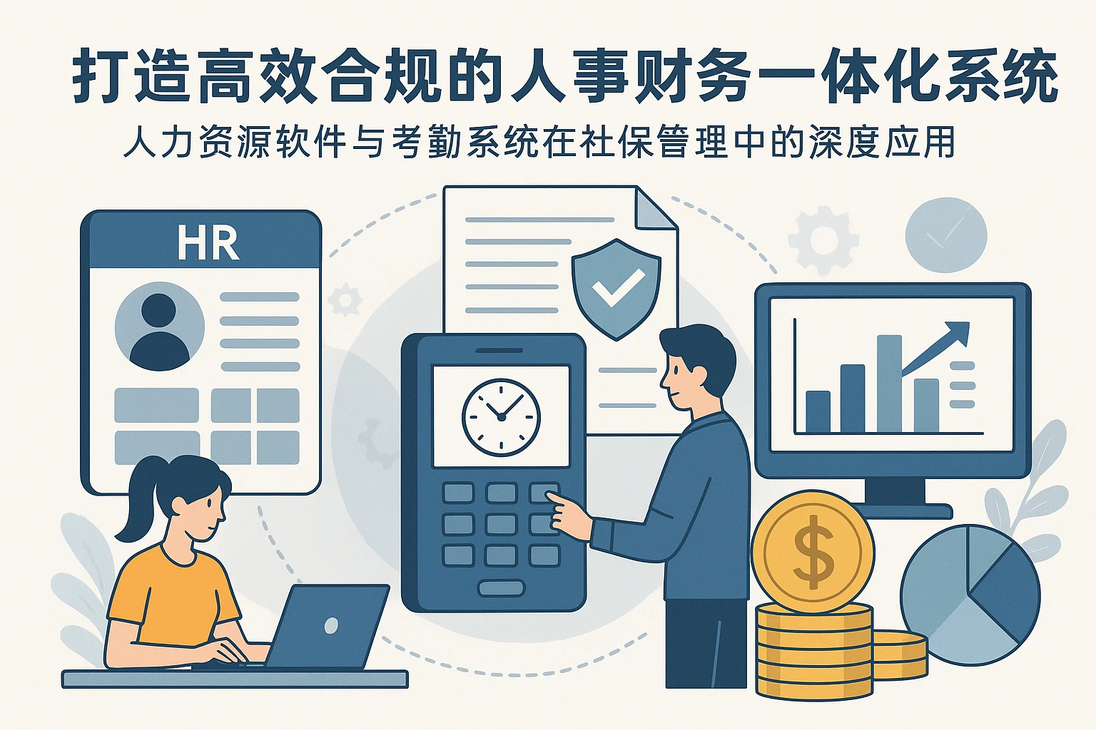 打造高效合规的人事财务一体化系统：人力资源软件与考勤系统在社保管理中的深度应用
