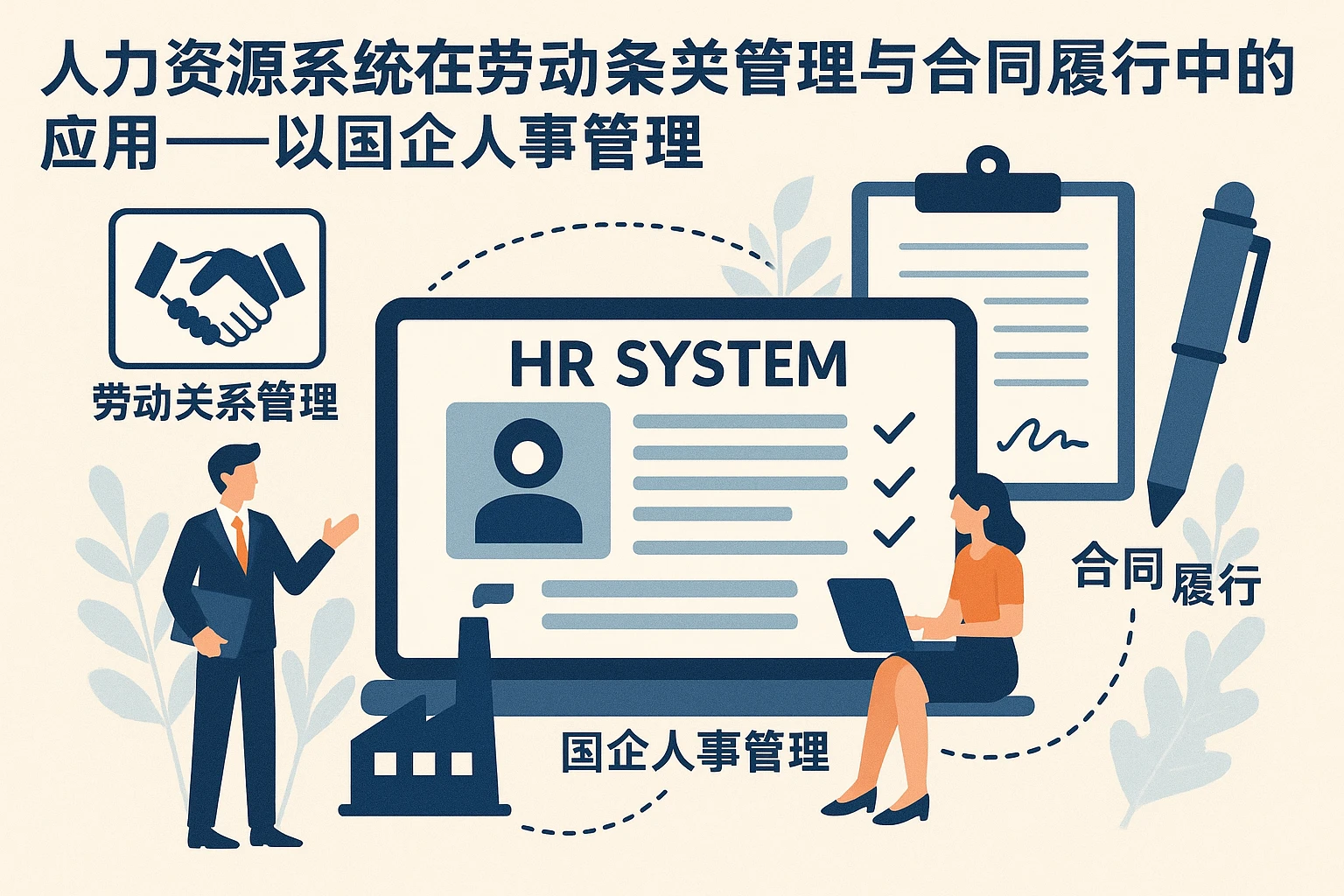 人力资源系统在劳动关系管理与合同履行中的应用——以国企人事管理为例