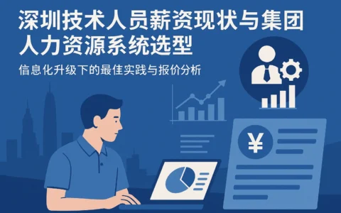 深圳技术人员薪资现状与集团人力资源系统选型：信息化升级下的最佳实践与报价分析
