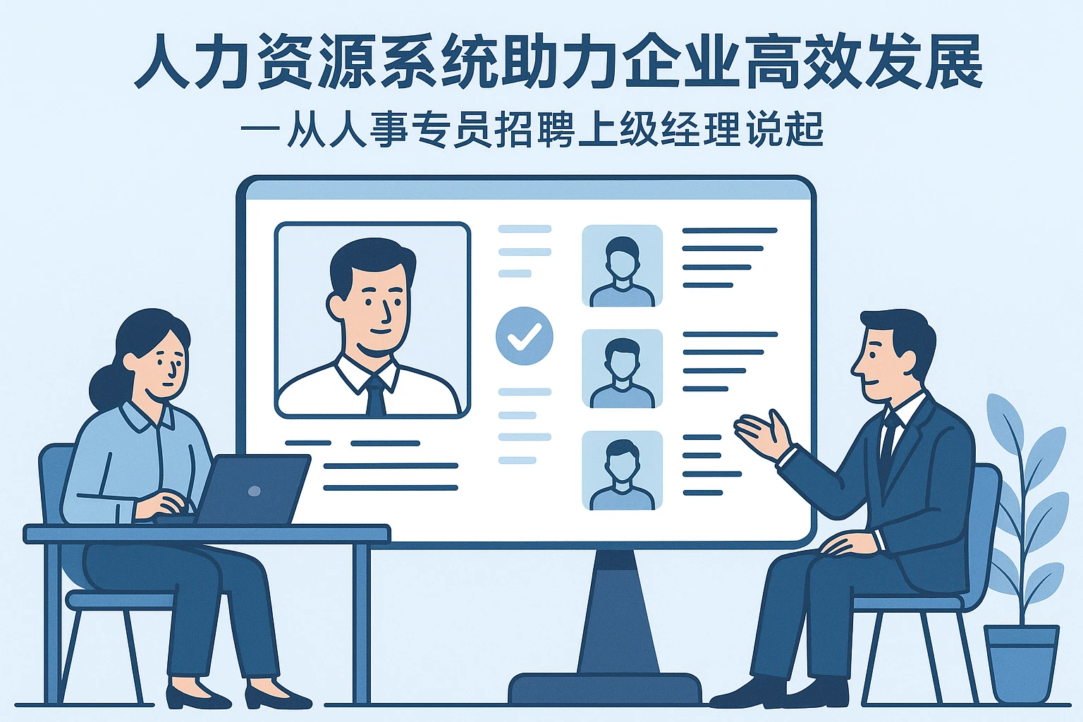 人力资源系统助力企业高效发展——从人事专员招聘上级经理说起