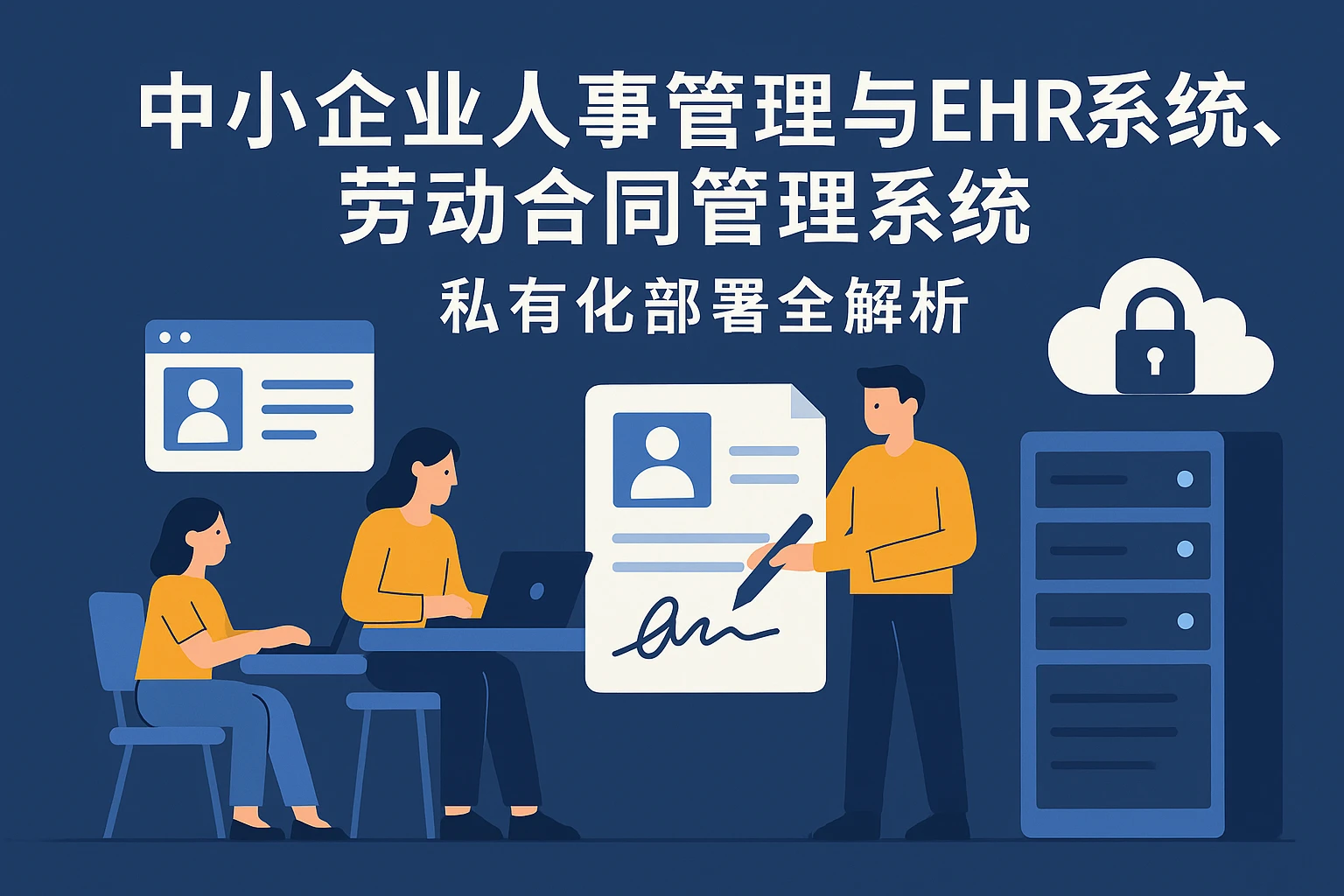 中小企业人事管理与EHR系统、劳动合同管理系统、私有化部署全解析