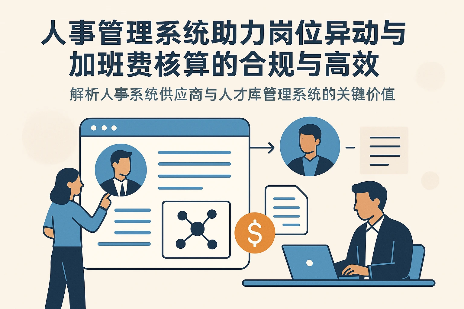 人事管理系统助力岗位异动与加班费核算的合规与高效 —— 解析人事系统供应商与人才库管理系统的关键价值