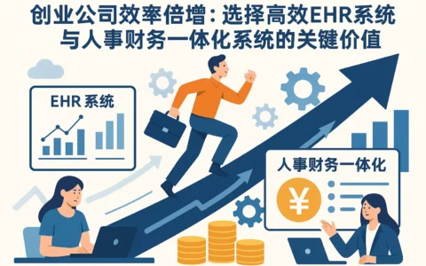 创业公司效率倍增：选择高效ehr系统与人事财务一体化系统的关键价值
