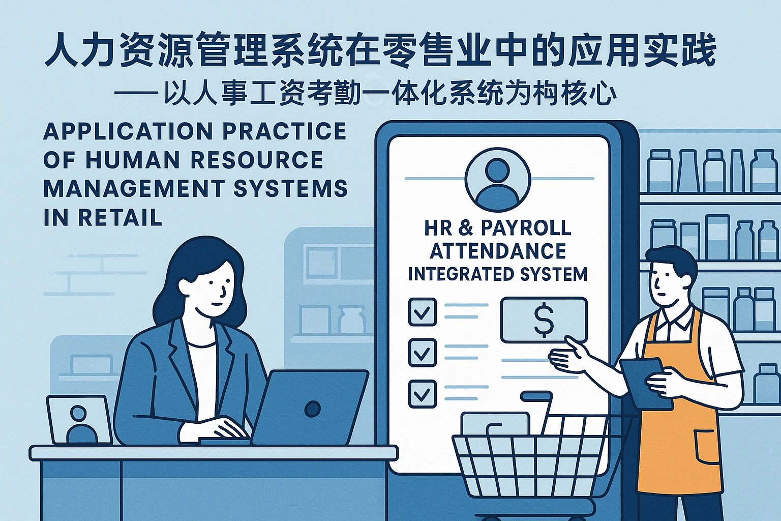 人力资源管理系统在零售业中的应用实践——以人事工资考勤一体化系统为核心