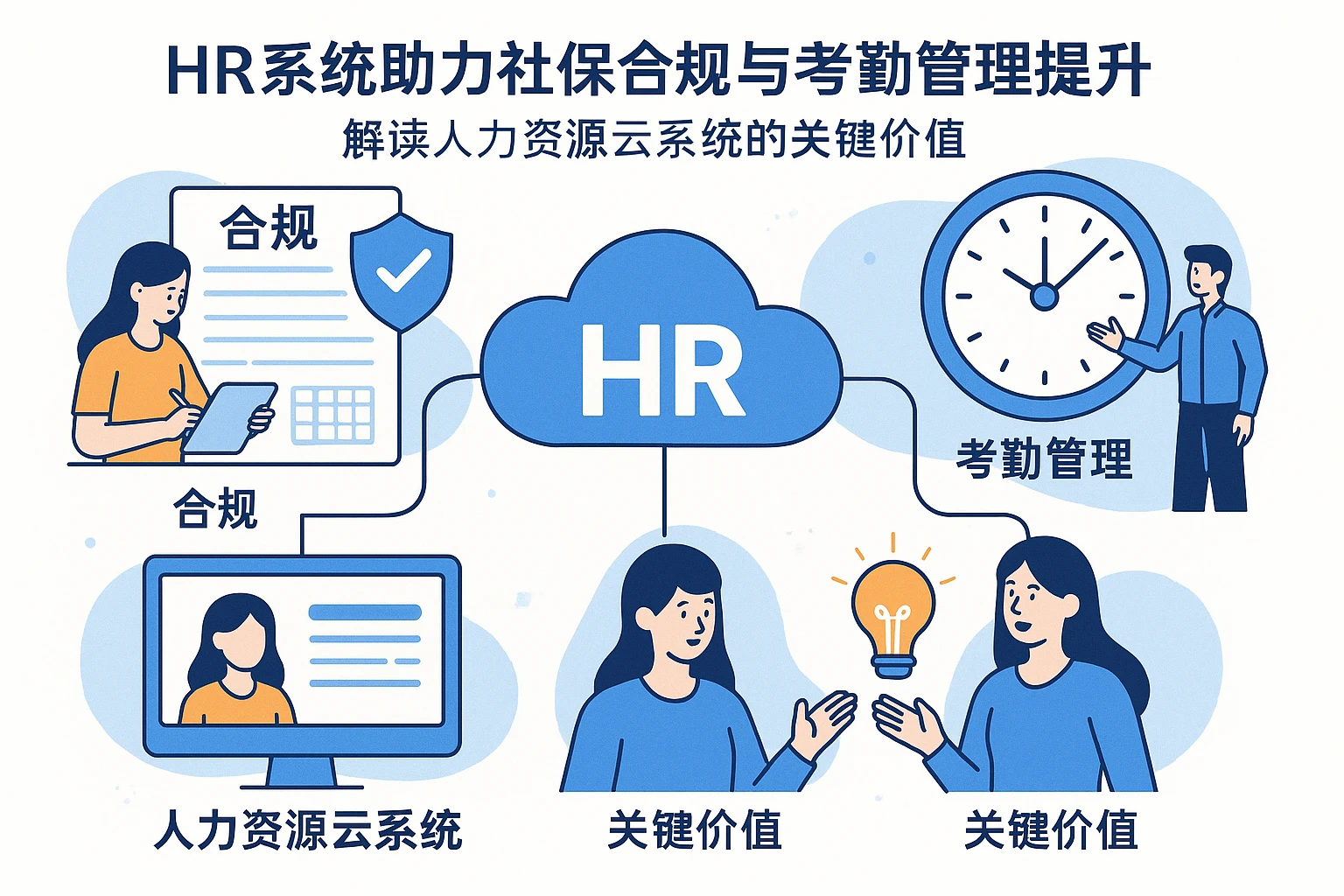 HR系统助力社保合规与考勤管理提升——解读人力资源云系统的关键价值