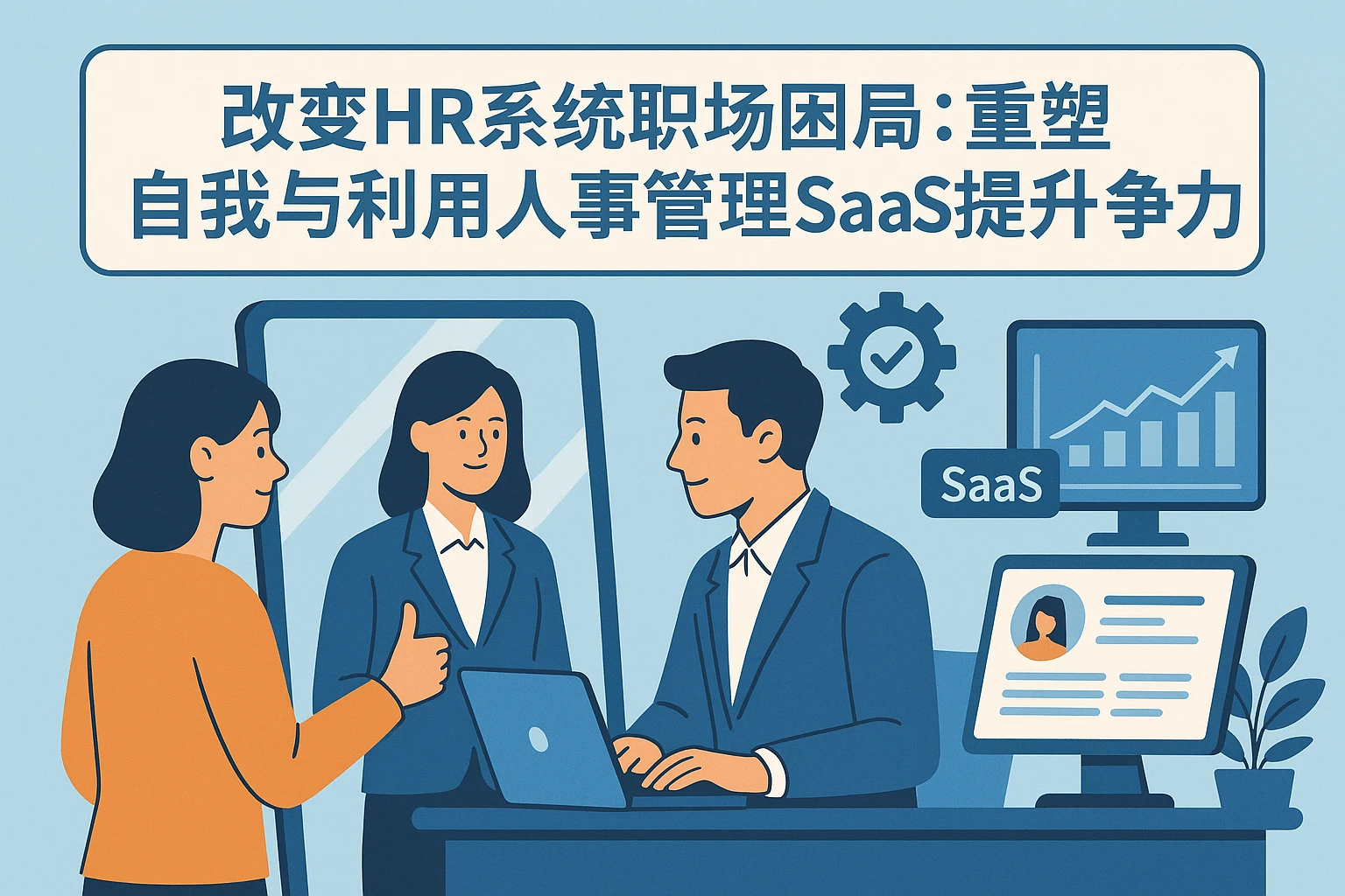 改变HR系统职场困局：重塑自我与利用人事管理SaaS提升竞争力