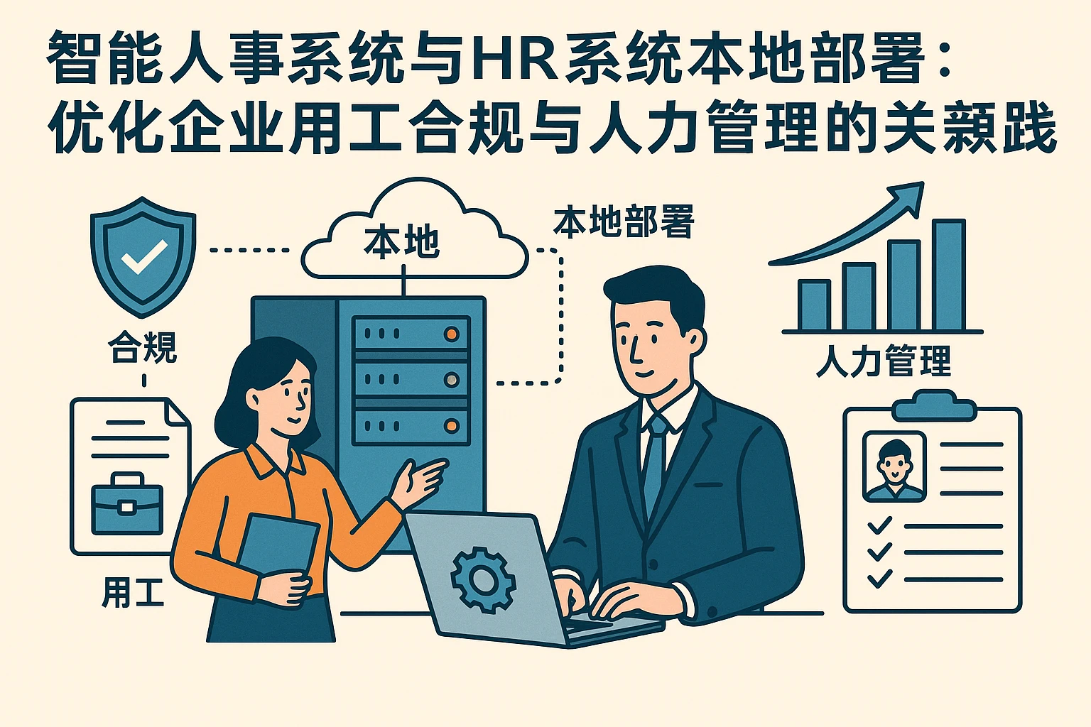 智能人事系统与HR系统本地部署：优化企业用工合规与人力管理的关键实践