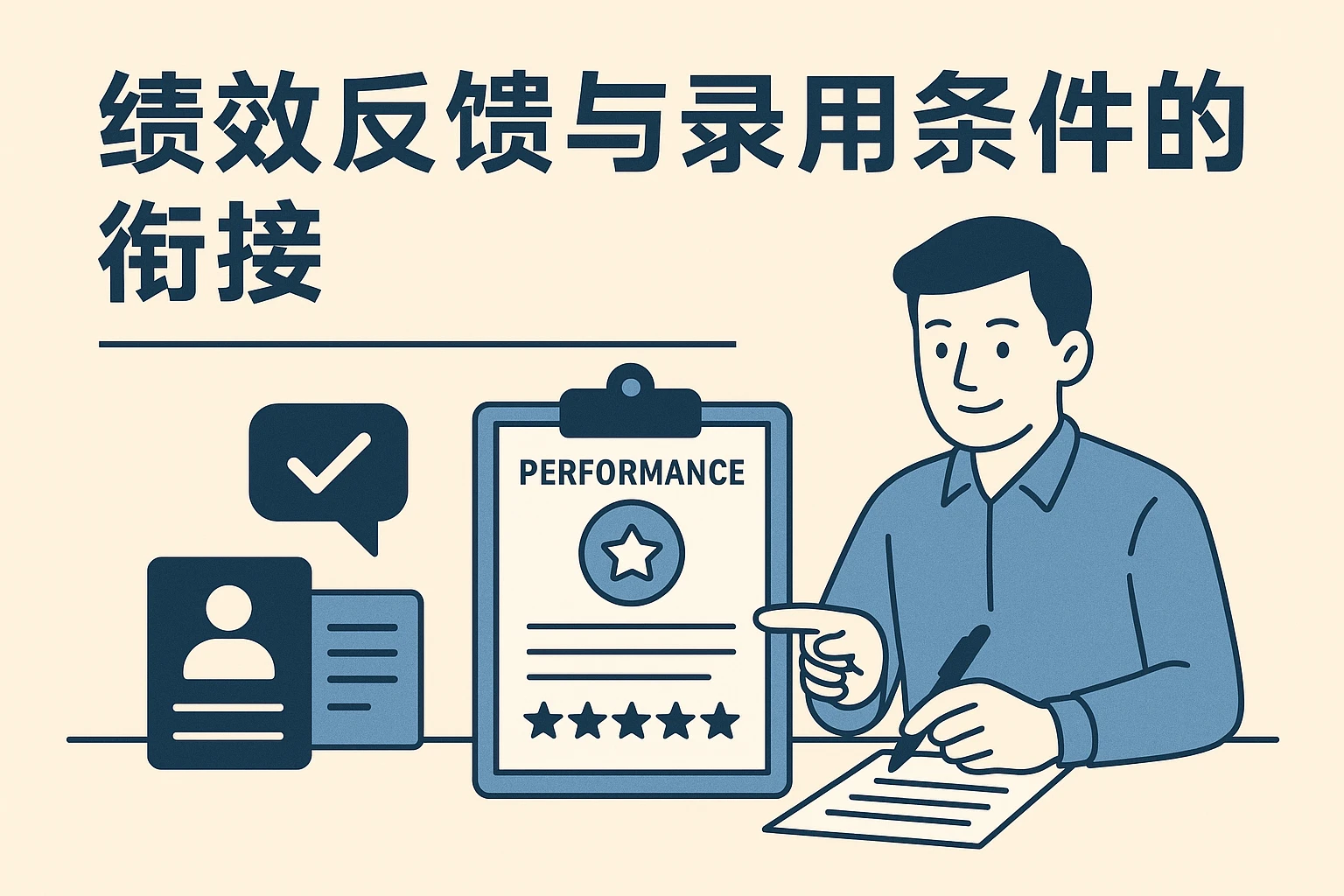 绩效反馈与录用条件的衔接
