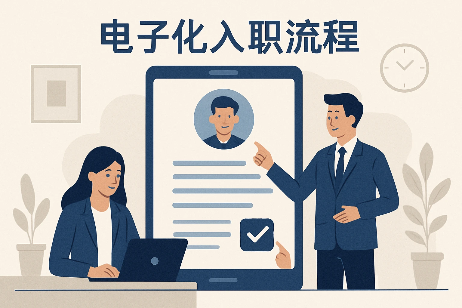 电子化入职流程