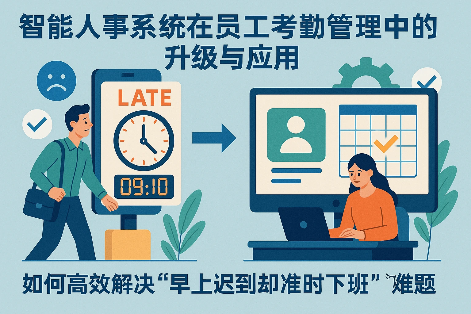 智能人事系统在员工考勤管理中的升级与应用——如何高效解决“早上迟到却准时下班”难题