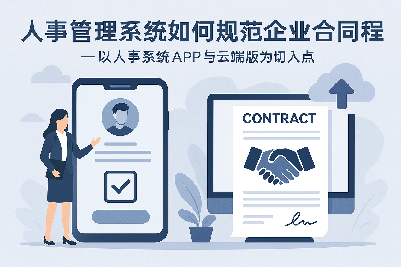 人事管理系统如何规范企业合同流程——以人事系统APP与云端版为切入点