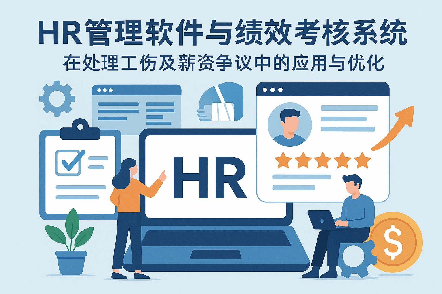 HR管理软件与绩效考核系统在处理工伤及薪资争议中的应用与优化