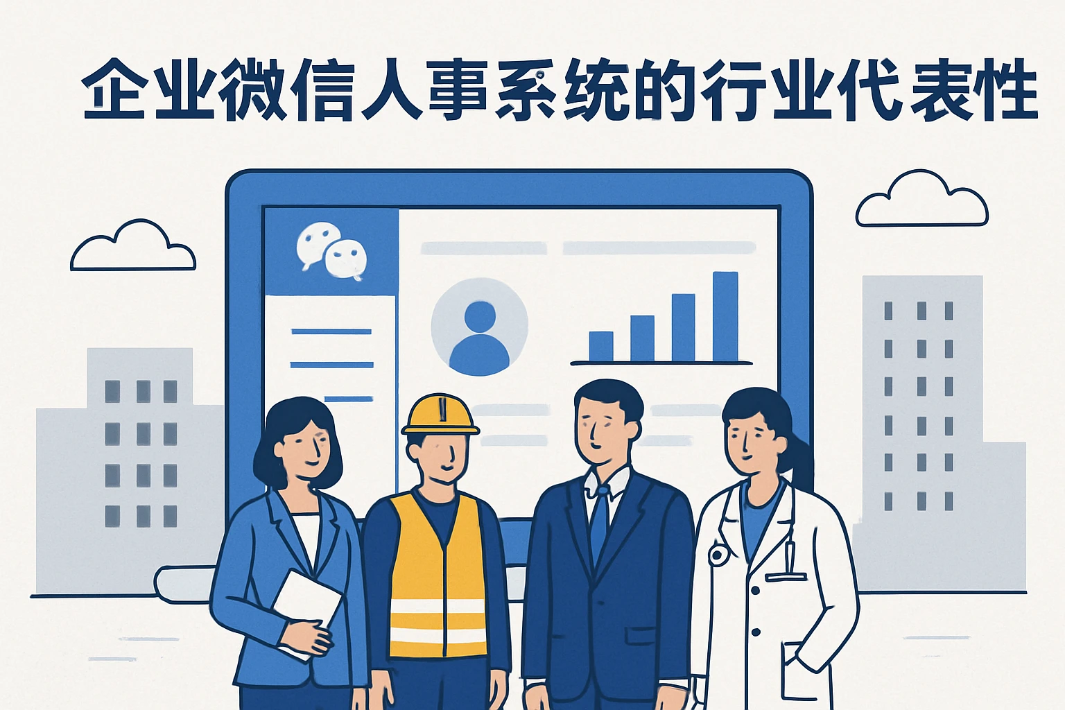 企业微信人事系统的行业代表性