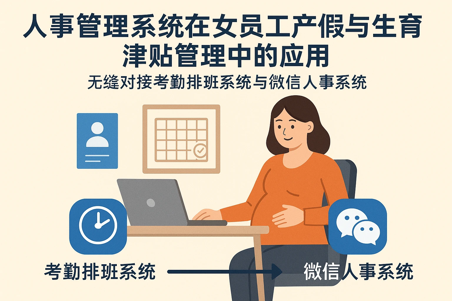 人事管理系统在女员工产假与生育津贴管理中的应用 —— 无缝对接考勤排班系统与微信人事系统