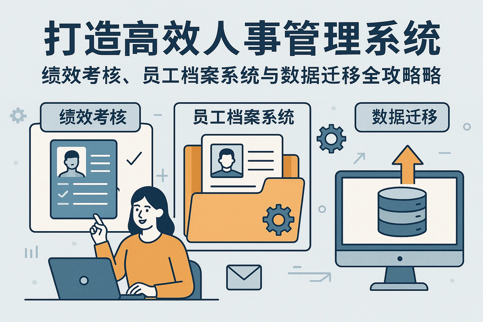 打造高效人事管理系统：绩效考核、员工档案系统与数据迁移全攻略