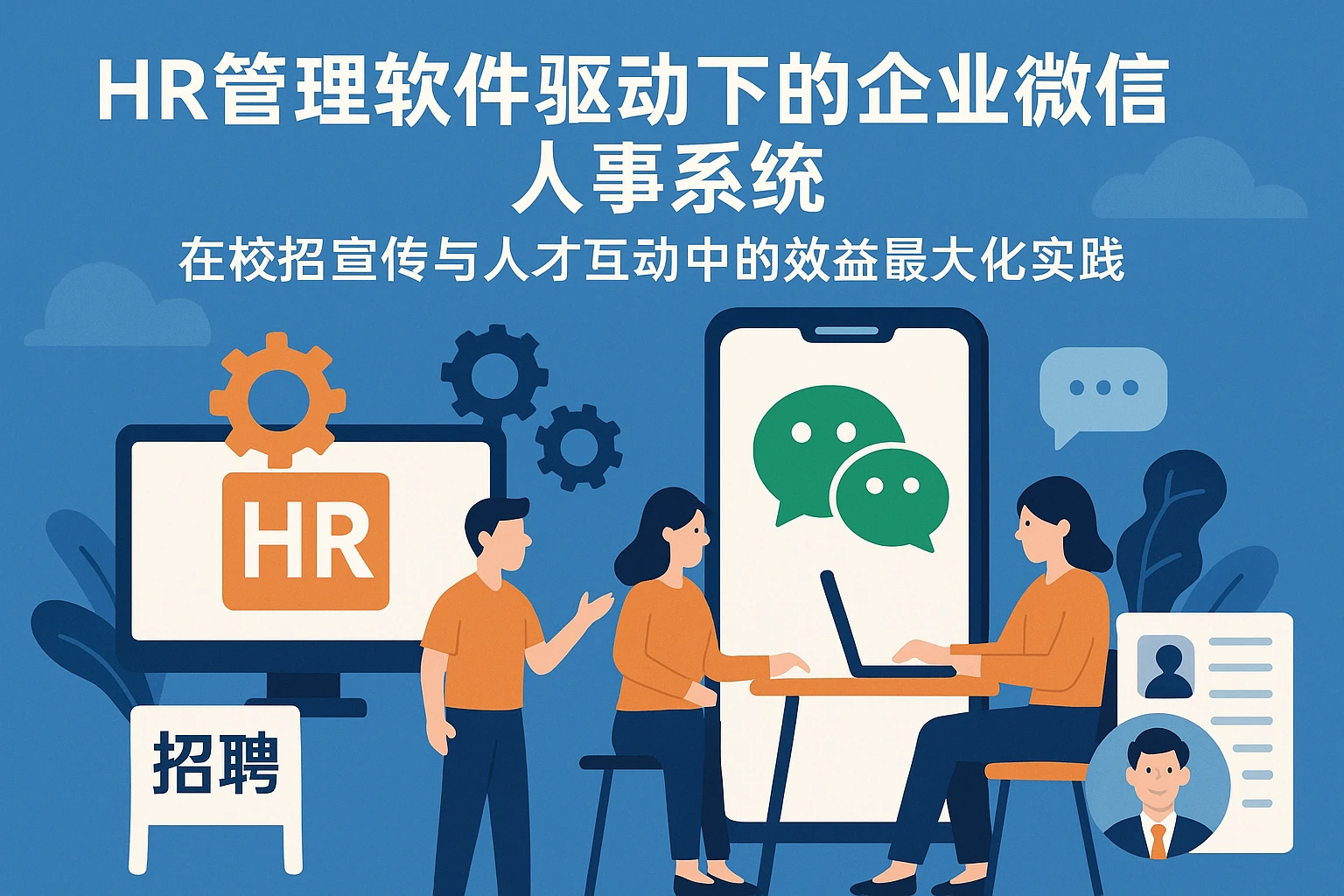 HR管理软件驱动下的企业微信人事系统在校招宣传与人才互动中的效益最大化实践