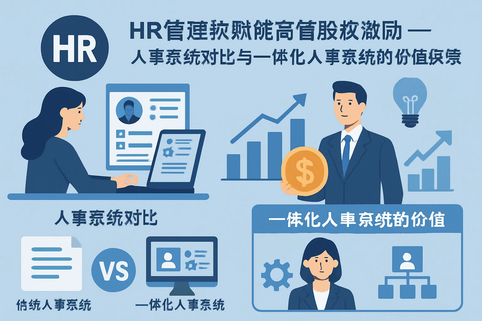 HR管理软件赋能高管股权激励——人事系统对比与一体化人事系统的价值探索