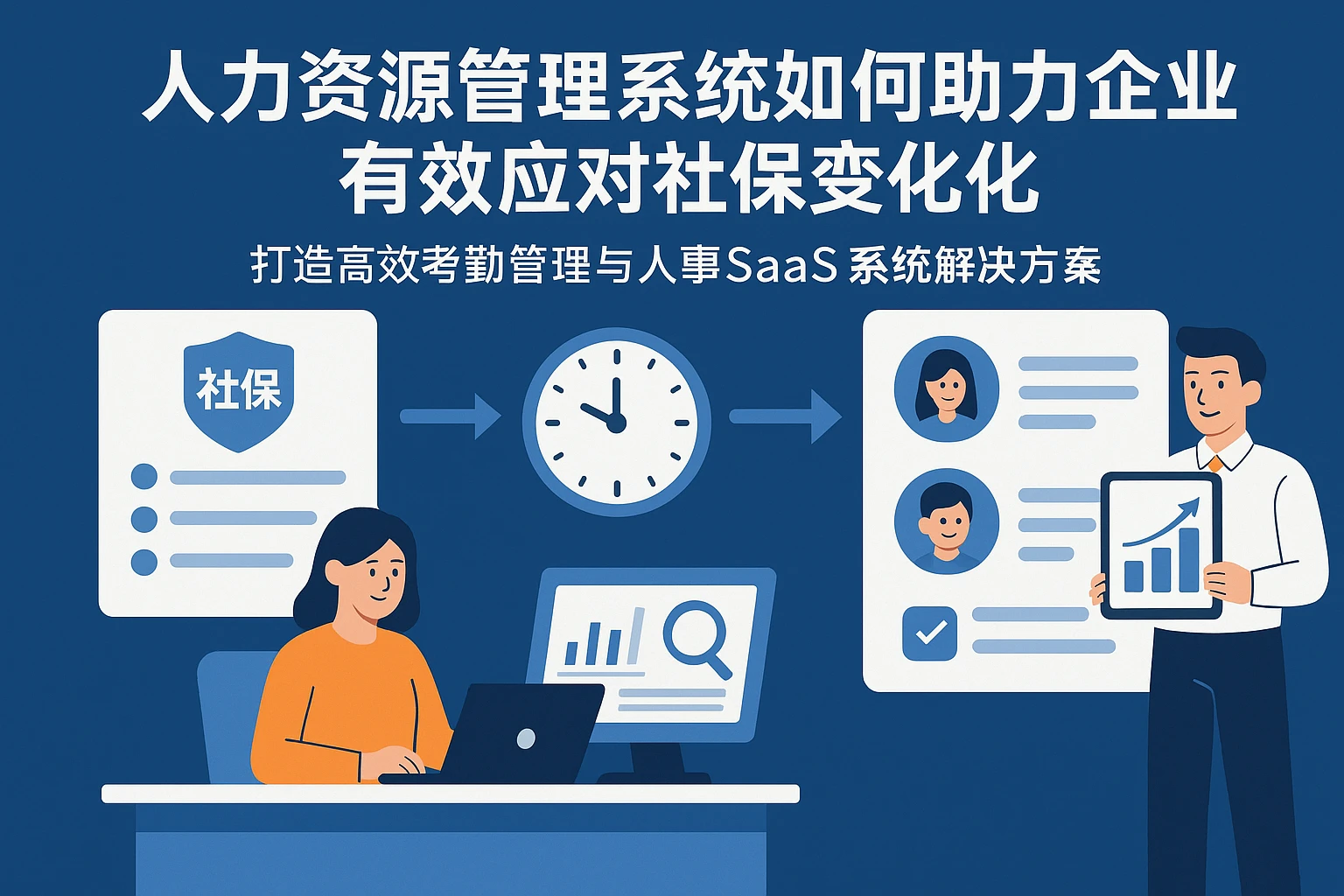 人力资源管理系统如何助力企业有效应对社保变化｜打造高效考勤管理与人事SaaS系统解决方案