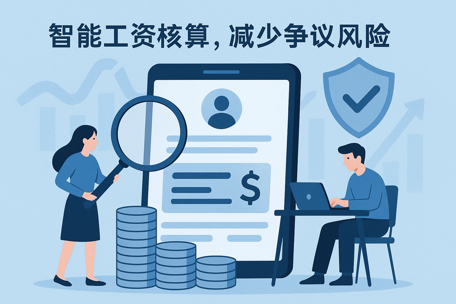 智能工资核算，减少争议风险