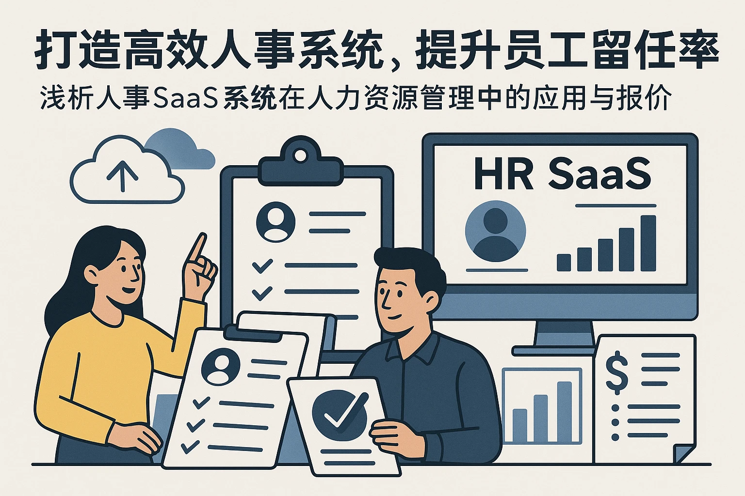 打造高效人事系统，提升员工留任率：浅析人事SaaS系统在人力资源管理中的应用与报价