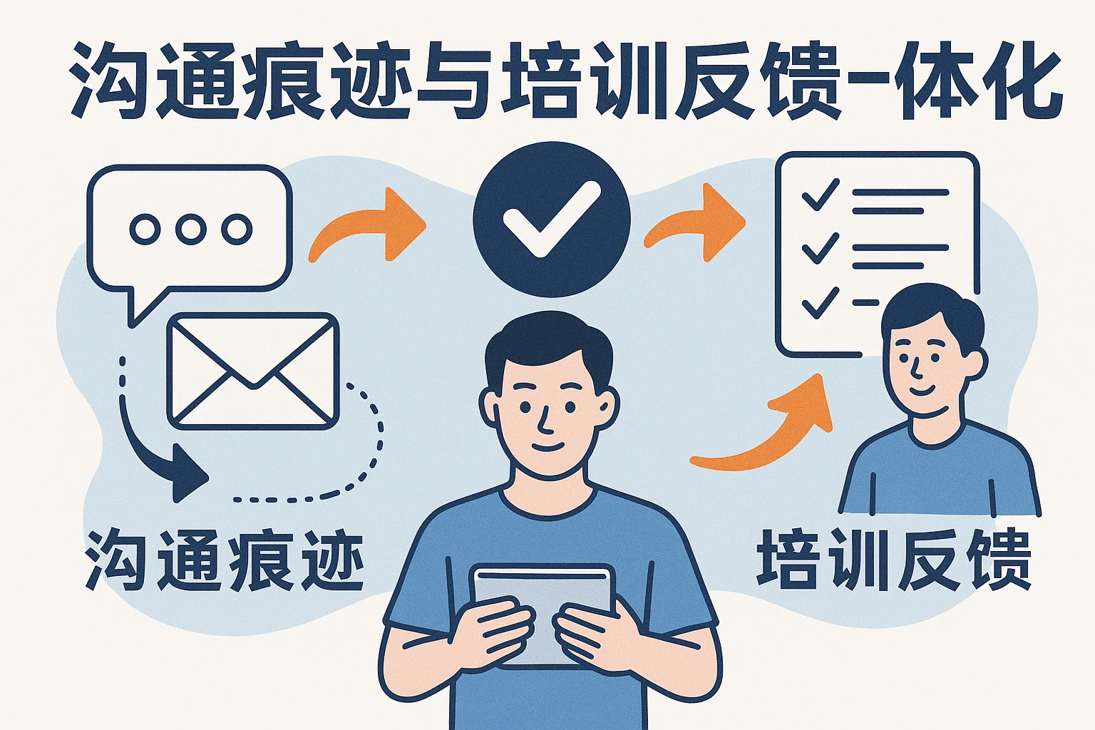 沟通痕迹与培训反馈一体化