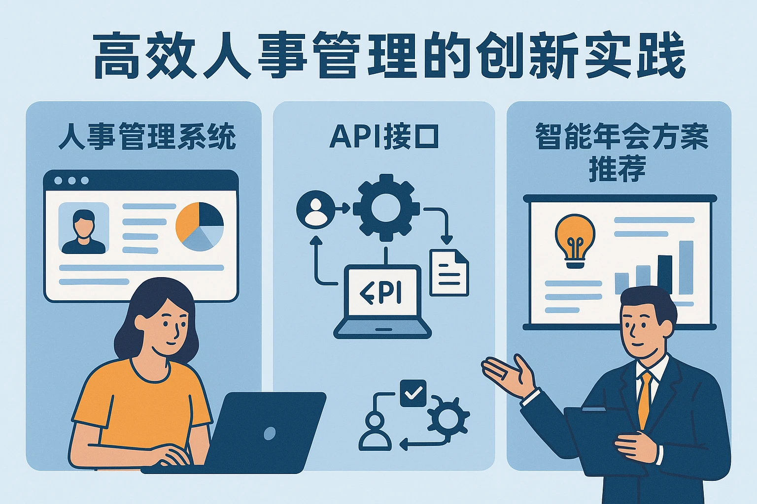 高效人事管理的创新实践：人事管理系统、API接口与智能年会方案推荐