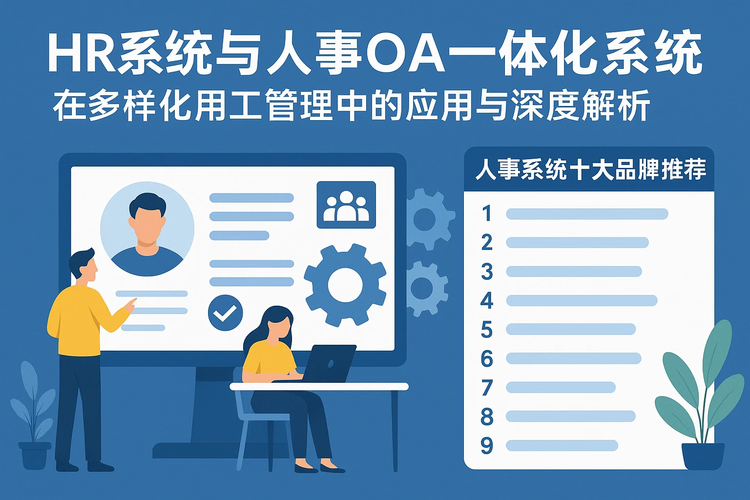 HR系统与人事OA一体化系统在多样化用工管理中的应用与深度解析——人事系统十大品牌推荐