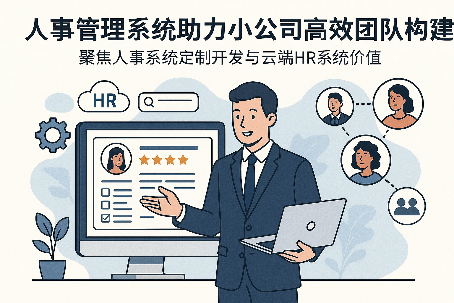 人事管理系统助力小公司高效团队构建——聚焦人事系统定制开发与云端HR系统价值