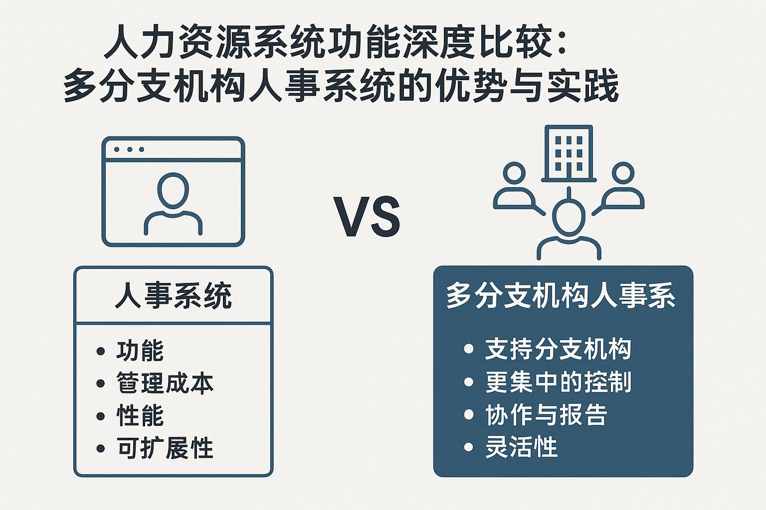 人力资源系统功能深度比较:多分支机构人事系统的优势与实践