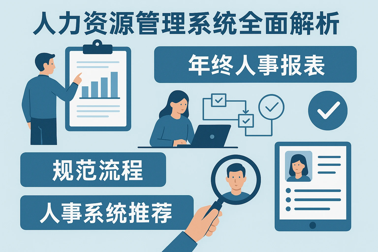 人力资源管理系统全面解析：年终人事报表、规范流程与人事系统推荐