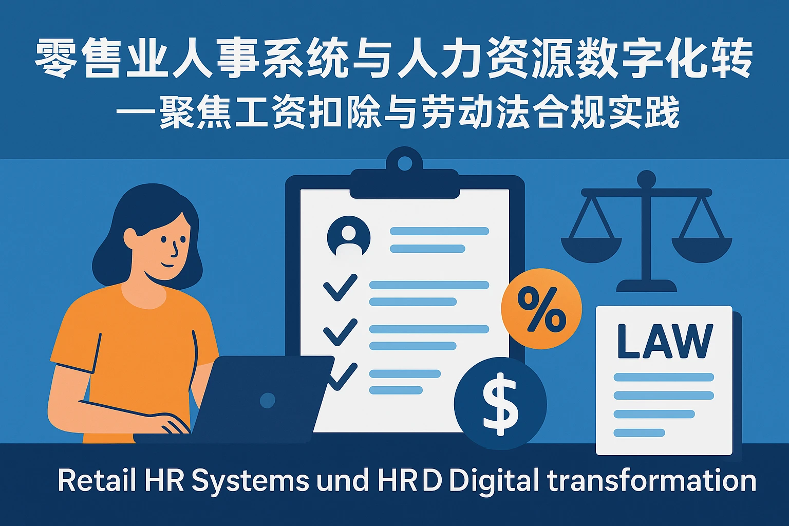 零售业人事系统与人力资源数字化转型——聚焦工资扣除与劳动法合规实践