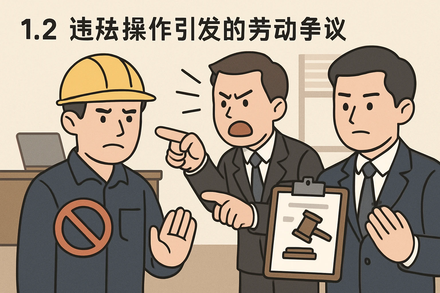 1.2 违规操作引发的劳动争议