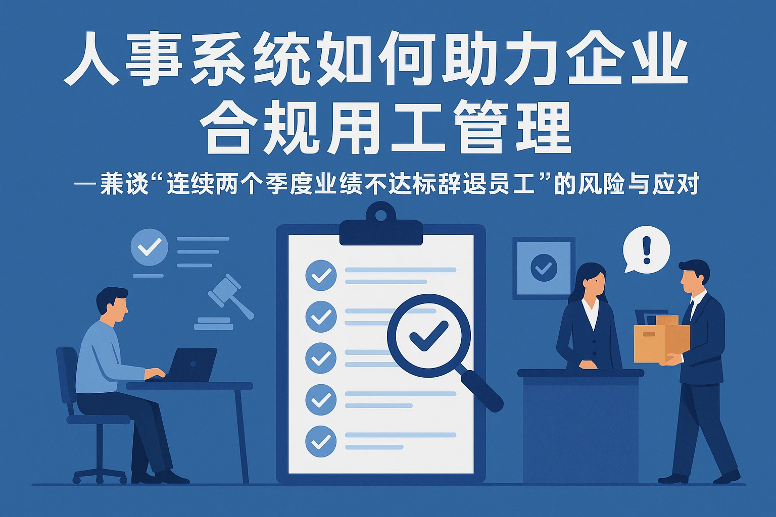 人事系统如何助力企业合规用工管理——兼谈“连续两个季度业绩不达标辞退员工”的风险与应对