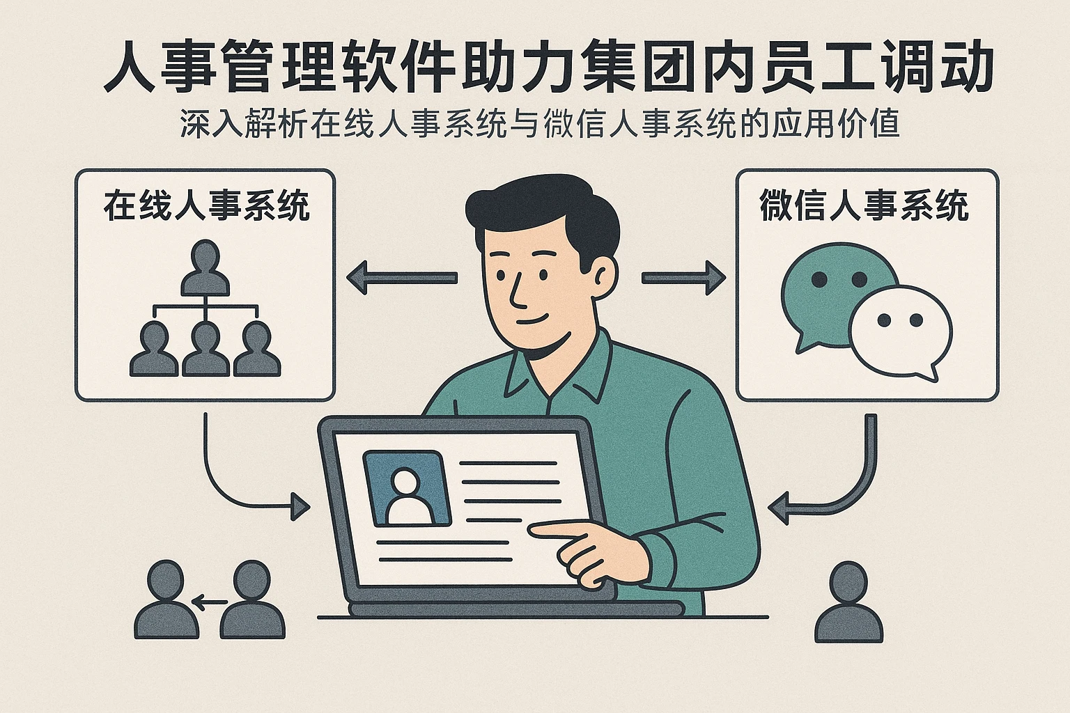 人事管理软件助力集团内员工调动——深入解析在线人事系统与微信人事系统的应用价值