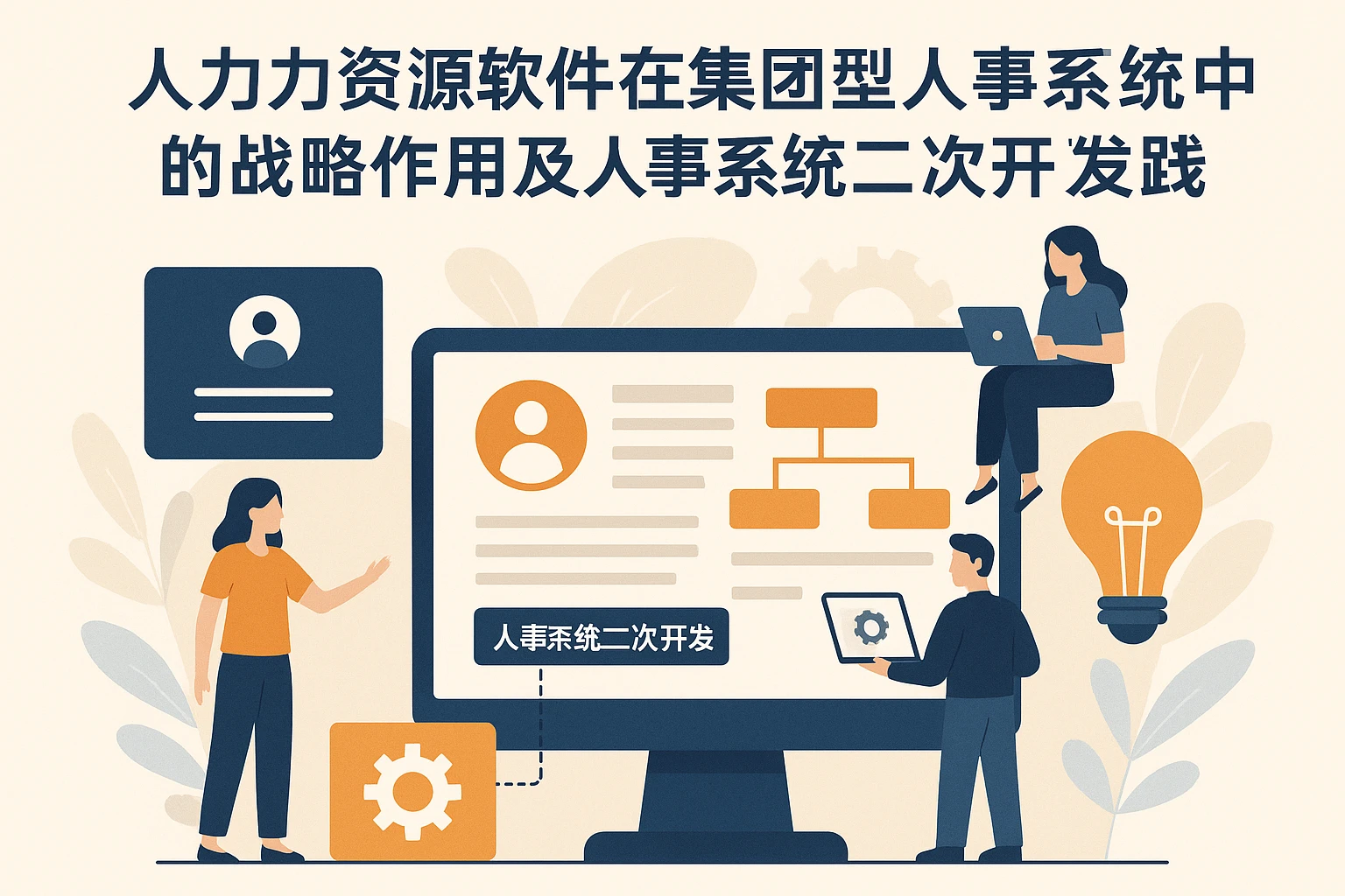人力资源软件在集团型人事系统中的战略作用及人事系统二次开发的创新实践