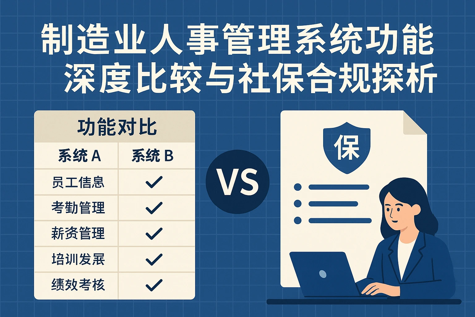 制造业人事管理系统功能深度比较与社保合规探析