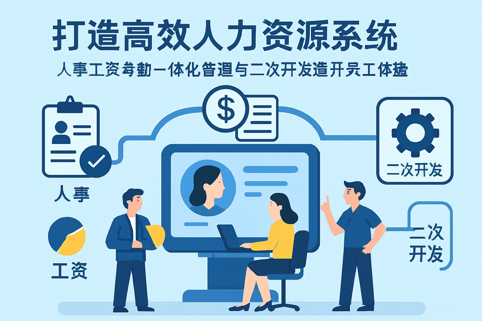 打造高效人力资源系统：人事工资考勤一体化管理与二次开发提升员工体验