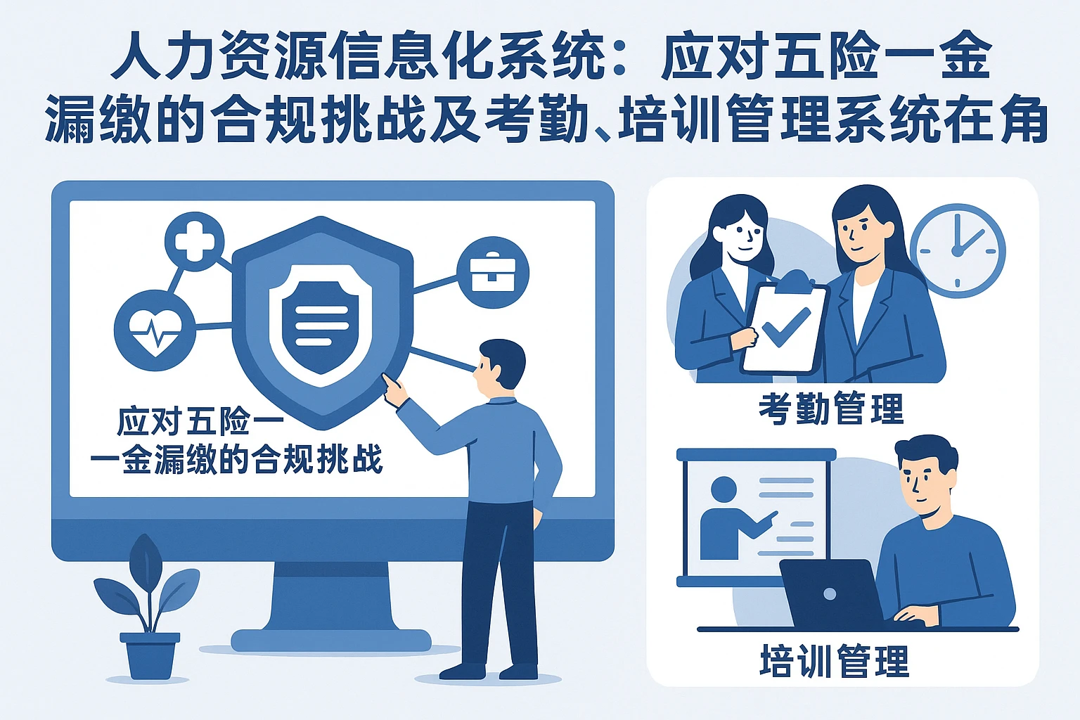 人力资源信息化系统：应对五险一金漏缴的合规挑战及考勤、培训管理系统在合规管理中的角色