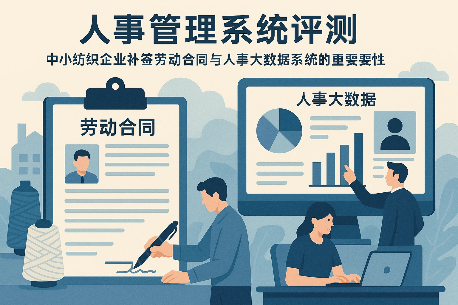 人事管理系统评测：中小纺织企业补签劳动合同与人事大数据系统的重要性