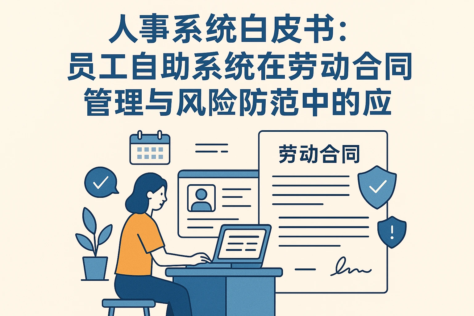 人事系统白皮书：员工自助系统在劳动合同管理与风险防范中的应用