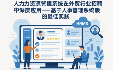 人力资源管理系统在外贸行业招聘中的深度应用——基于人事管理系统云端版的最佳实践