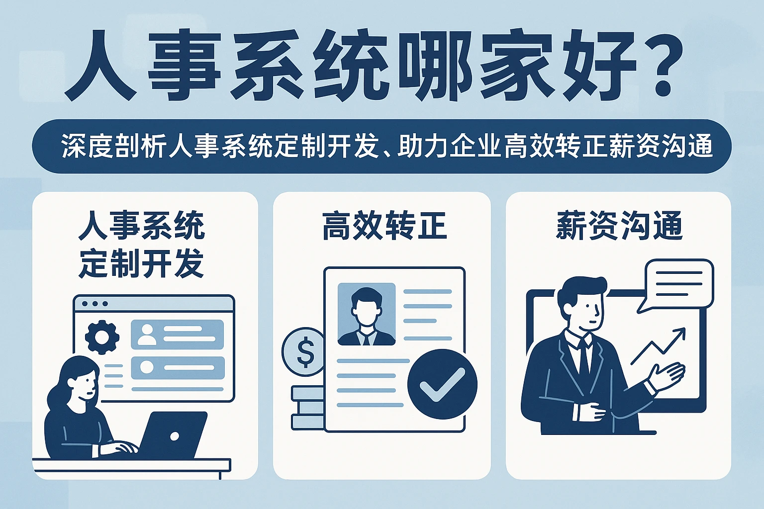 人事系统哪家好？深度剖析人事系统定制开发，助力企业高效转正薪资沟通